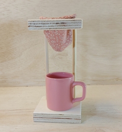 Mini Coador Coração Rosé - Lembrancinha Personalizada - loja online