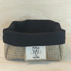 Cesta Linho Preto - Feliz Dia dos Pais - Dia dos Pais - comprar online
