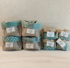 Cachepô Safari Verde - Lembrancinha de Aniversário - Tag Personalizada - Juta & Tecido - comprar online