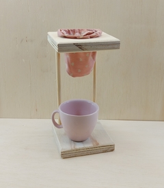 Mini Coador Coração Rosé - Lembrancinha Personalizada