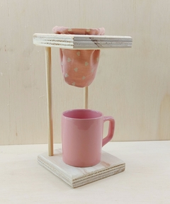 Mini Coador Coração Rosé - Lembrancinha Personalizada - comprar online