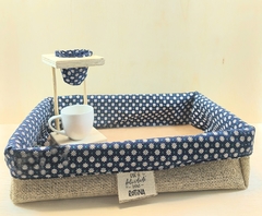 Mini Coador Zig Zag Azul - loja online