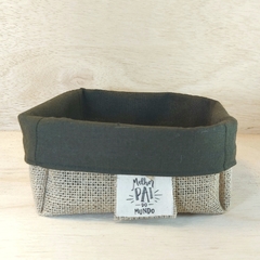 Cesta Linho - Tons de Verde - Dia dos Pais - loja online