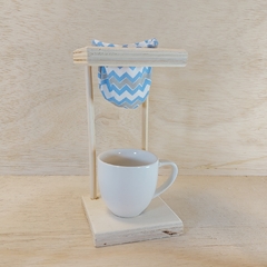 Mini Coador Zig Zag Azul