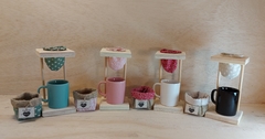 Mini Coador Rosé Floral - comprar online