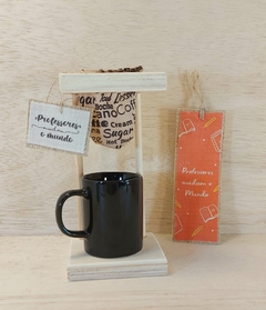 Mini Coador Louco por Café - Professores Mudam o Mundo - loja online