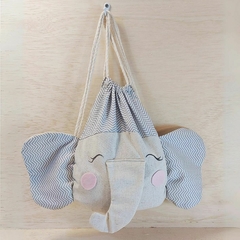 Mochila Bicho Hipopótamo Caramelo - Lembrancinha de Aniversário Safari e Bosque - Craft.Mimo