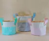 Cesto de Lona e Tecido - Balões - Candy Color - Quarto do Bebê - Cesta de Presentes - Personalizado