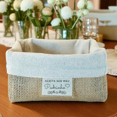 Cesta Padrinho Iniciais - Lembrancinha Personalizada de Casamento - comprar online