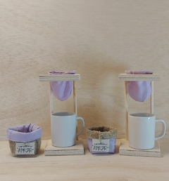 Mini Coador com Porta Sachês - Lembrancinha Personalizada - comprar online