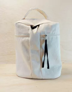 Frasqueira Lona de Algodão Cru