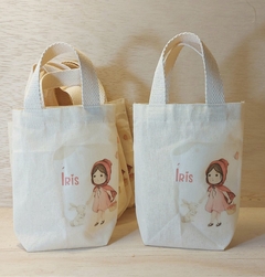 Sacolinha Minibag Balada Teen - Aniversário - Personalizada - Estampa Grande - Algodão Cru - Lembrancinha - loja online