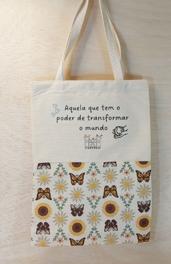 Ecobag Mensagem Profesores - Logotipo - Brinde Escolar