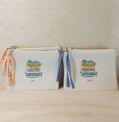 Necessaire Assinaturas da Turminha - Lembrancinha Personalizada - Lona 100% Algodão na internet