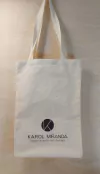 Ecobag Logotipo - Sacola Ecológica Personalizada - Algodão Cru & Tecido - Lembrancinha