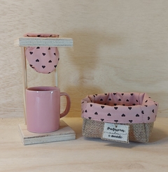 Mini Coador Rosa e Rosé - Lembrancinha Personalizada - loja online