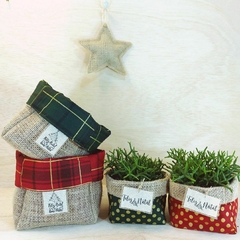 Cachepô Natal Sua Marca - Brinde Natalino - Tag Personalizada - comprar online