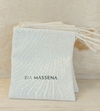 Saquinho Logotipo - Lembrancinha - Estampa Personalizada - Algodão Cru com Cordão Embutido - 10x13cm