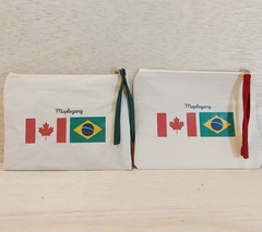 Necessaire Assinaturas da Turminha - Lembrancinha Personalizada - Lona 100% Algodão - comprar online