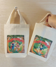 Sacolinha Minibag Sonic - Videogame - Personalizada - Estampa Grande - Algodão Cru - Lembrancinha de Aniversário - Craft.Mimo