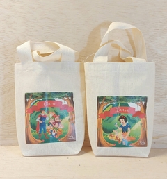 Sacolinha Minibag Chapeuzinho Vermelho - Lobo Mau - Personalizada - Estampa Grande - Algodão Cru - Lembrancinha de Aniversário na internet