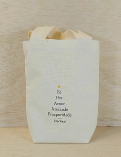 Sacolinha Positividade - Mensagem - Lembrancinha - 15x16cm - loja online