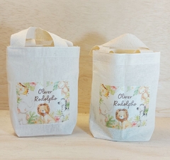 Sacolinha Minibag Balada Teen - Aniversário - Personalizada - Estampa Grande - Algodão Cru - Lembrancinha - comprar online