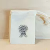 Saquinho Diversão - Lembrancinha - Estampa Personalizada - Algodão Cru com Cordão Embutido - 10x13cm