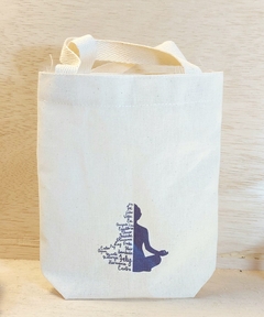 Sacolinha Estúdio de Yoga - Brinde Corporativo - Embalagem Promocional - 15x16cm