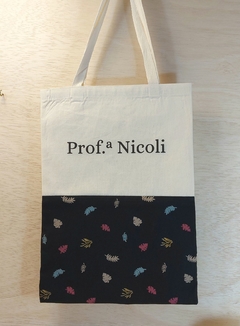 Ecobag Mensagem Profesores - Logotipo - Brinde Escolar - Craft.Mimo