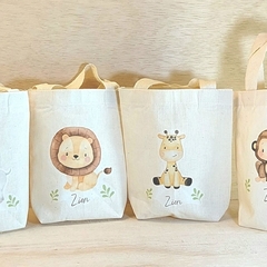 Imagem do Sacolinha Minibag Sonic - Videogame - Personalizada - Estampa Grande - Algodão Cru - Lembrancinha de Aniversário