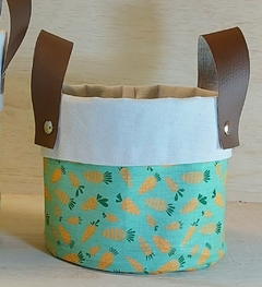Cesto de Lona e Tecido - Cesta de Páscoa - Cenourinhas - Amarelo - Cesta de Presentes - Personalizado - comprar online