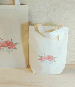 Sacolinha Balões de Coração - Aniversário - Nome e Idade - Lembrancinha - 15x16cm - loja online