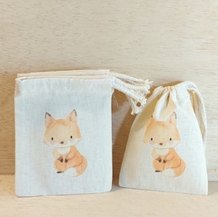 Saquinho Cordão Gato Coruja Camaleão - Estampa Grande - Lembrancinha de Aniversário - comprar online