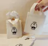 Sacolinha Minibag Ao Infinito e Além - Personalizada - Estampa Padrão - Algodão Cru - Lembrancinha