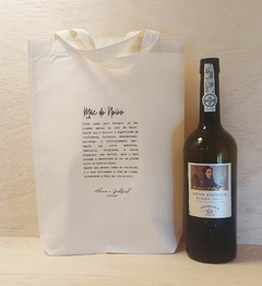 Sacola Madrinha - Definição - Casamento - Lembrancinha - Algodão Cru - 30x35cm - comprar online