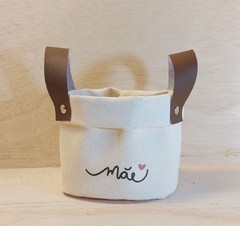 Cesto de Lona Dia das Mães - Presente Personalizado