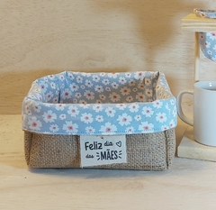 Cesta Dia das Avós - Floral Azul - Cesta de Presentes - loja online