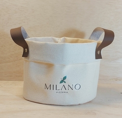 Cesto de Lona Logotipo - Bakery - Café da Manhã - Padaria - Cesta de Café da Manhã - Craft.Mimo