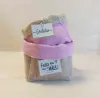 Cachepô Rosa - Linho - Juta e Tecido - Cestinho - Dia das Mães - Lembrancinha