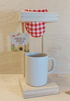 Mini Coador com Tag - Lembrancinha de Aniversário - Festa Junina