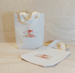 Sacolinha Balões de Coração - Aniversário - Nome e Idade - Lembrancinha - 15x16cm - comprar online