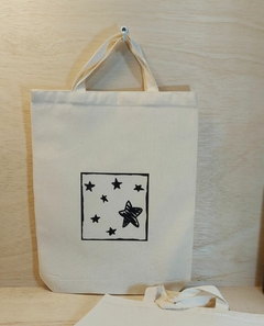 Sacola Coelho Vintage - Páscoa - Lembrancinha - Algodão Cru - 30x35cm - comprar online