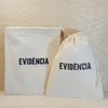 Saco Cordão Produtora de Vídeo - Logotipo - Filmes - Estampa Padrão Personalizada - Algodão Cru - Cordão Embutido - Brinde Ecológico