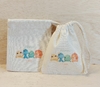 Saquinho Dinossauros Baby - Aniversário - Cordão Embutido 10x13cm - Lembrancinha
