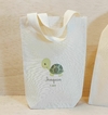 Sacolinha Minibag Tartaruga - Personalizada - Estampa Padrão - Algodão Cru - Lembrancinha de Aniversário
