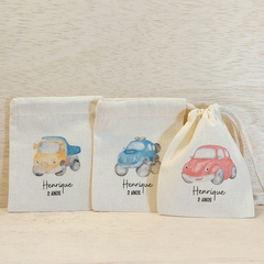 Saquinho Caminhão - Aniversário - Cordão Embutido 10x13cm - Lembrancinha na internet