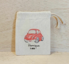 Saquinho Caminhão - Aniversário - Cordão Embutido 10x13cm - Lembrancinha - comprar online