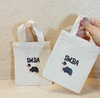Sacolinha Minibag Aniversário Pet - Personalizada - Estampa Padrão - Algodão Cru - Brinde