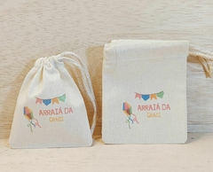 Saquinho Aniversário Adulto - Cordão Embutido 10x13cm - Lembrancinha na internet